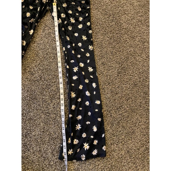 Elodie Velour Daisy Pull On Pants - S - Picture 4 of 5